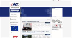 Desktop Screenshot of hcr.hr